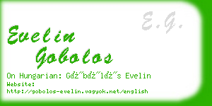 evelin gobolos business card